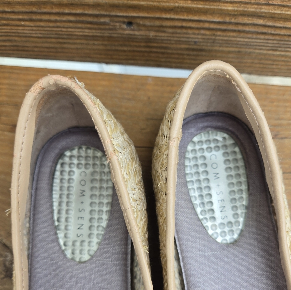 Com + Sens Gloriette Woven Raffia Shoes Size 8.5 - Picture 7 of 10